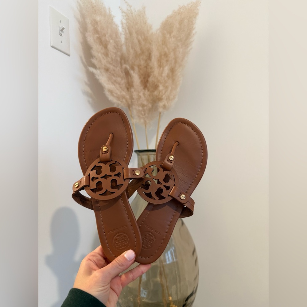 Tory Burch Women Size 6 Brown Miller Sandals